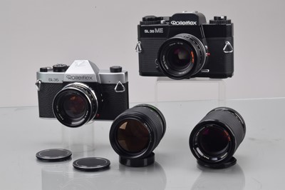 Lot 72 - Two Rolleiflex SLR Cameras