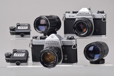 Lot 75 - Two Pentax SLR Cameras