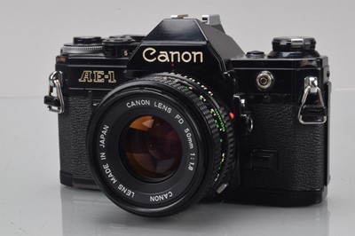 Lot 82 - A Canon AE-1 SLR Camera