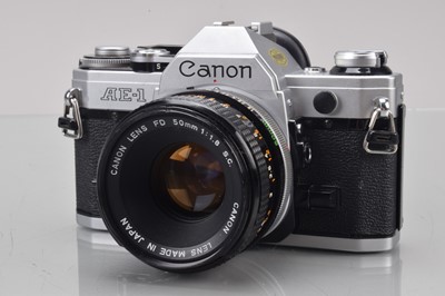 Lot 83 - A Canon AE-1 SLR Camera