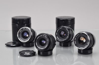 Lot 85 - Four Canon Wide Angle Lenses