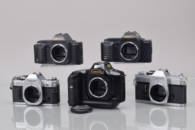 Lot 89 - Five Canon SLR Camera Bodies