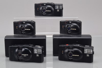 Lot 101 - Five Olympus XA Compact Cameras