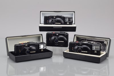 Lot 102 - Four Olympus XA 2 Compact Cameras