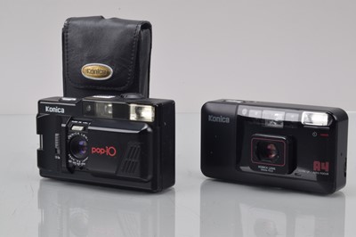 Lot 107 - Two Konica Compact Cameras