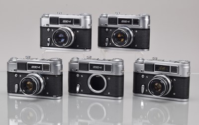 Lot 115 - Five FED 4 Rangefinder Cameras