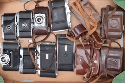 Lot 120 - A Tray of Folding Cameras