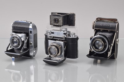 Lot 122 - Four Folding Cameras