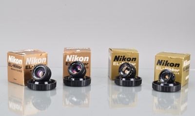 Lot 146 - Four Nikon Enlarging Lenses