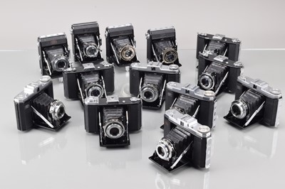 Lot 159 - A Tray of Zeiss Ikon Folding Cameras