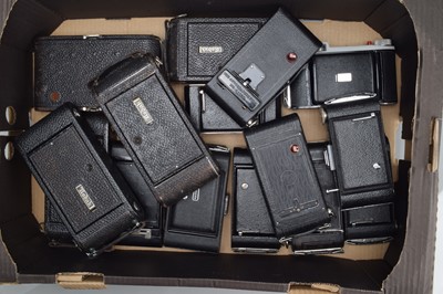 Lot 163 - A Tray of Kodak Folding Cameras