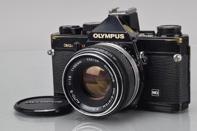 Lot 191 - An Olympus OM-2n SLR Camera