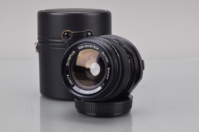 Lot 192 - An Olympus OM Zuiko 35mm f/2.8 Shift Lens