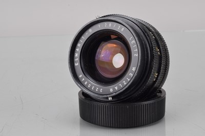 Lot 198 - A Leitz Wetzlar 28mm f/2.8 Elmarit-R Lens