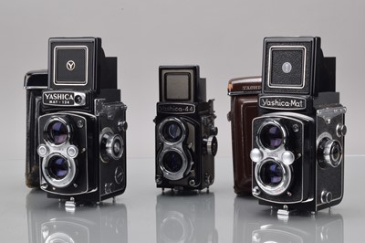 Lot 224 - Three Yashica TLR Cameras