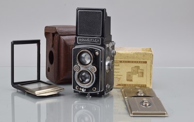 Lot 225 - A Rolleiflex Automat X Sync TLR Camera