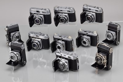 Lot 242 - A Tray of Kodak Retina Folding Cameras