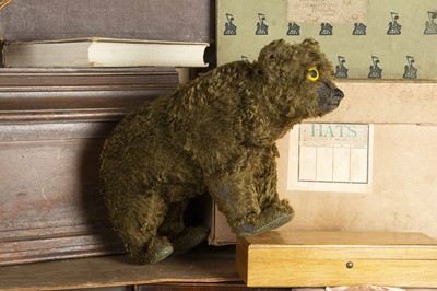 Lot 174 - A British brown mohair Bear on all fours 1920s