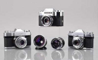 Lot 249 - Three Zeiss Ikon Contaflex Cameras