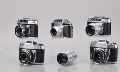 Lot 252 - Five Ihagee Exa SLR Cameras