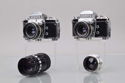 Lot 253 - Two Ihagee Exakta SLR Cameras