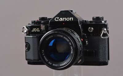 Lot 84 - A Canon A-1 SLR Camera