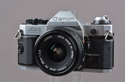 Lot 85 - A Canon AE-1 Programe SLR Camera