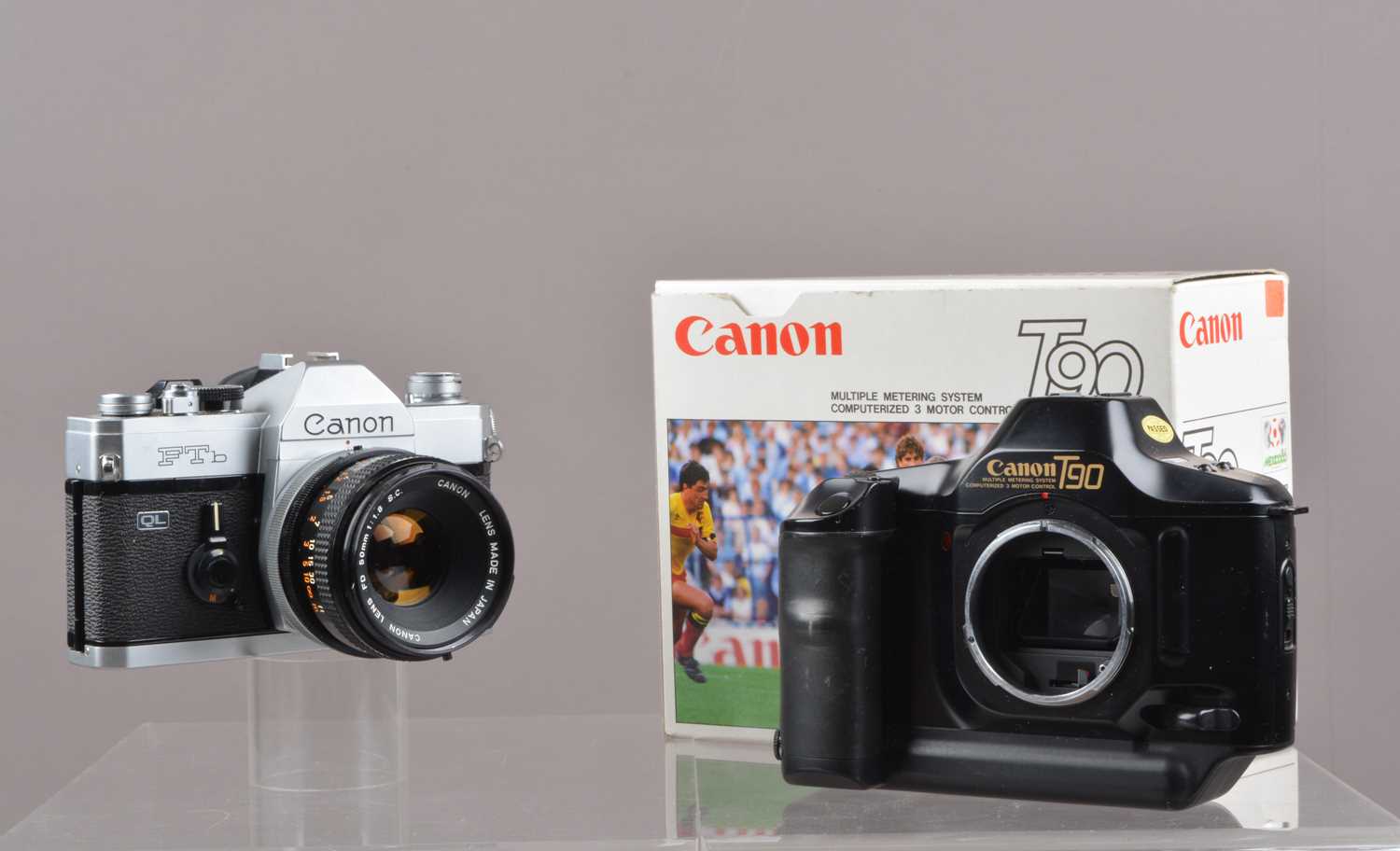Lot 86 - Two Canon SLR Cameras