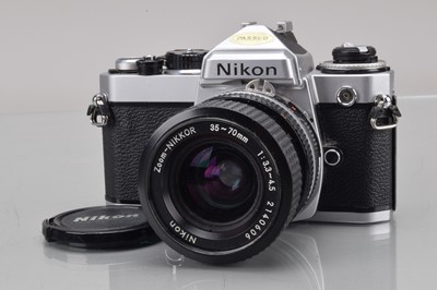 Lot 281 - A Nikon FE SLR Camera