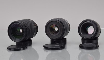 Lot 283 - Three Nikon AF Lenses