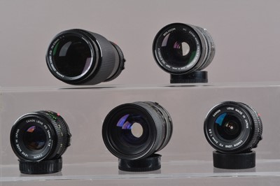 Lot 87 - A Group of Canon and for Canon FD Lenses