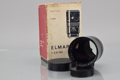 Lot 294 - A Leitz Wetzlar Elmarit-R 180mm f/2.8 Lens