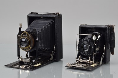 Lot 308 - Two Folding Plate Cameras