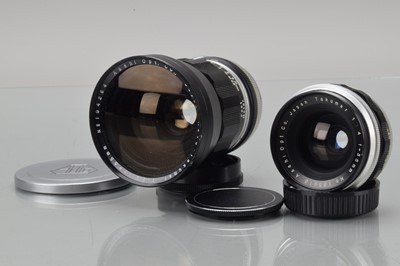 Lot 334 - Two Asahi Takumar Wide Angle Lenses