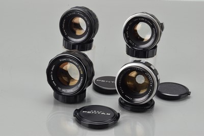 Lot 336 - A Group of Asahi Takumar Prime Lenses