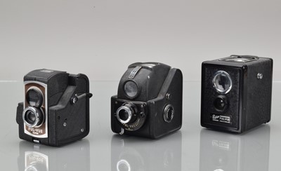 Lot 338 - Three Ensign Ful-Vue Cameras