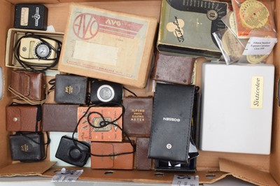 Lot 341 - A Tray of Light Meters