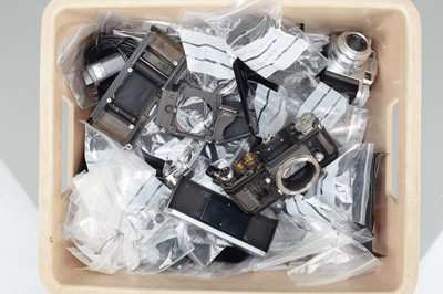 Lot 368 - A Box of Camera Parts