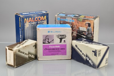 Lot 414 - A Group of Boxed Cine Cameras