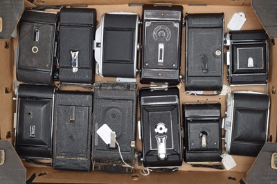 Lot 422 - A Tray of Folding Cameras