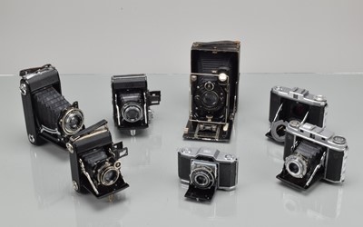 Lot 423 - A Group of Zeiss Ikon Folding Cameras