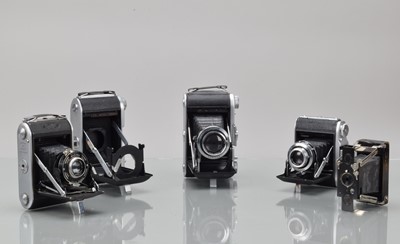 Lot 425 - A Group of Ensign Folding Cameras