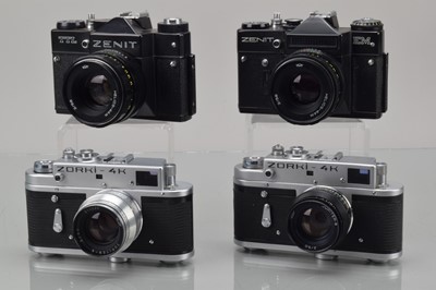 Lot 434 - A Group of Soviet Cameras