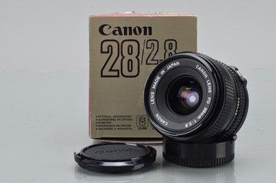 Lot 452 - A Canon FD 28mm f/2.8 Lens