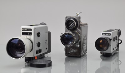 Lot 483 - Three Nizo Cine Cameras