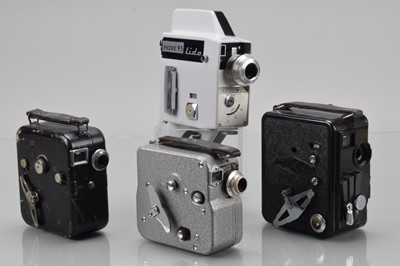 Lot 486 - Four 9.5mm Cine Cameras