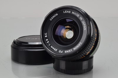 Lot 506 - A Canon FD 28mm f/2.8 S.C. Lens