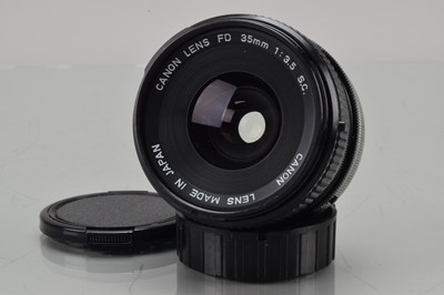 Lot 507 - A Canon FD 35mm f/3.5 S.C. Lens