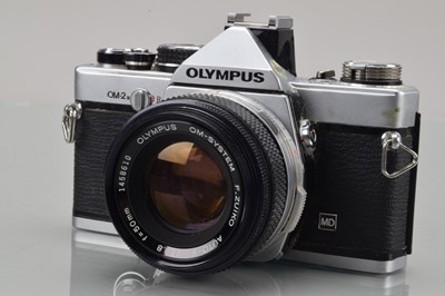 Lot 514 - An Olympus OM-2n SLR Camera