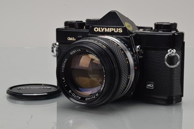 Lot 515 - An Olympus OM-2n SLR Camera